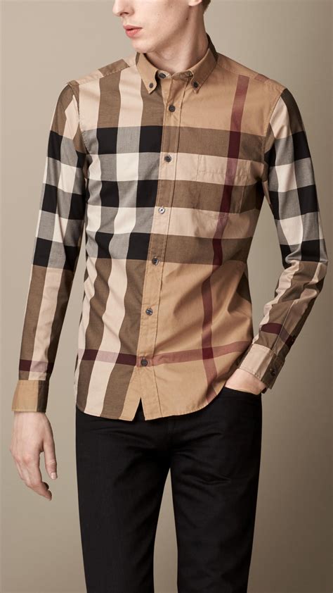 chemises burberry|Men’s Designer Shirts .